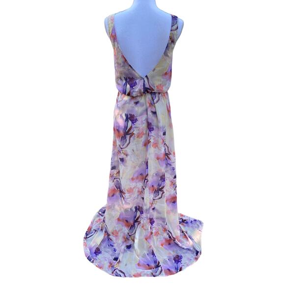 Show Me Your Mumu Kendall Maxi Dress Abers Babers Floral Women's Extra Small - Picture 5 of 15